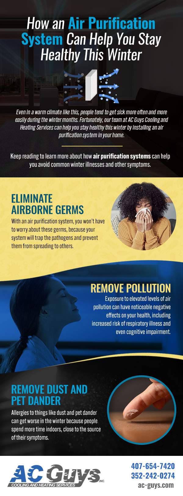 How an Air Purification System Can Help You Stay Healthy This Winter